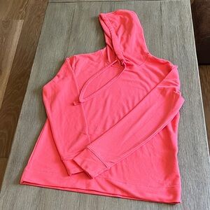 Karen Scott Sport Coral Hoodie
